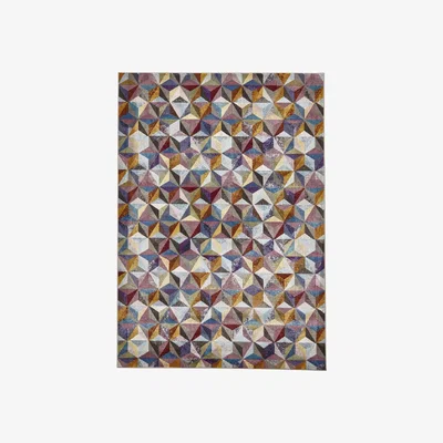 Furniture Village Calypso Triangle Rug - 200cm-x-290cm - Pattern