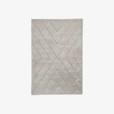 Furniture Village Denby Rug - 200cm-x-290cm - Silver