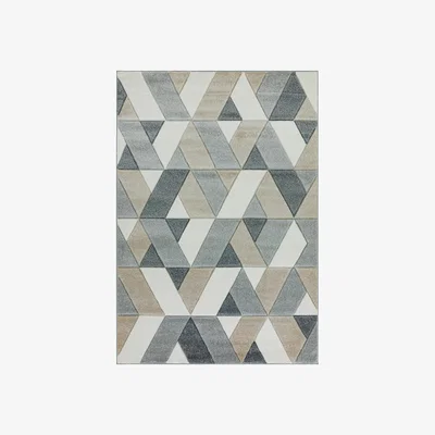 Furniture Village Sketch Rhombus Rug - 160cm-x-230cm