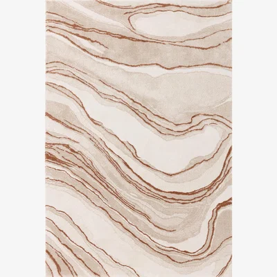 Furniture Village Yana Rug - 200cm-x-290cm - Terra