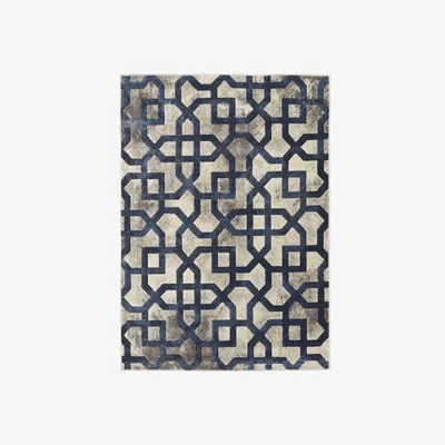 Furniture Village Avanti Rug - 160cm-x-230cm - Blue