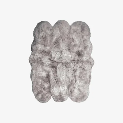 Furniture Village Asiatic Sexto Sheepskin Rug - Silver