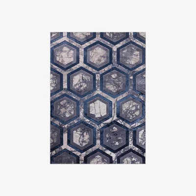 Furniture Village Arela Hexagon Rug - 160cm-x-230cm