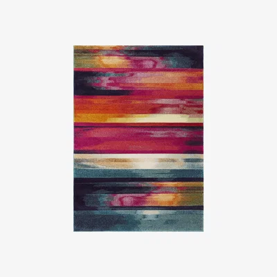 Furniture Village Stellar Multicoloured Rug - 200cm-x-290cm - Purple