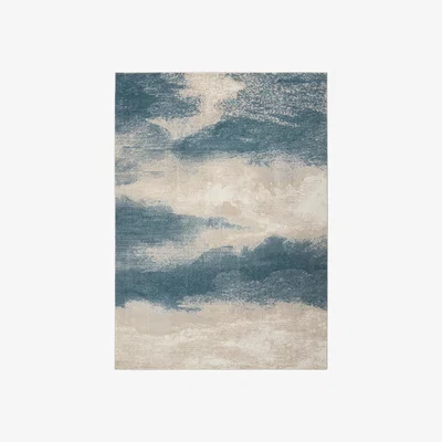 Furniture Village Nimbus Teal Rug - 160cm-x-220cm
