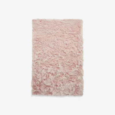Furniture Village Alpine Plush Rug - 160cm-x-230cm - Rose