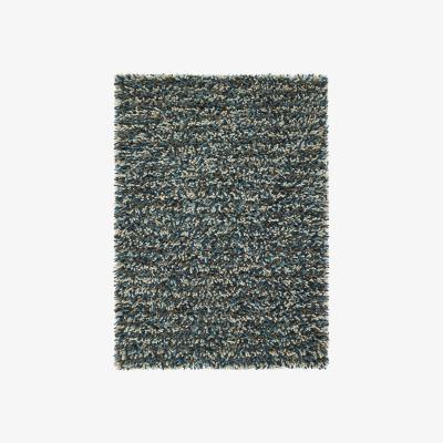 Furniture Village Rocks Shaggy Rug - 120cm-x-170cm - Blue
