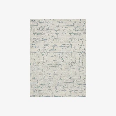 Furniture Village Calvin Klein Teal Sculptural Rug - 236cm-x-297cm