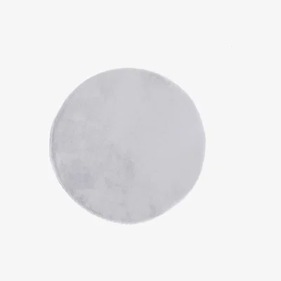 Furniture123 Ripley Silver Faux Fur Round Rug 100x100cm