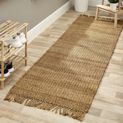 Furniture123 Natural Jute Runner Rug - 210 x 67 cm - Origins
