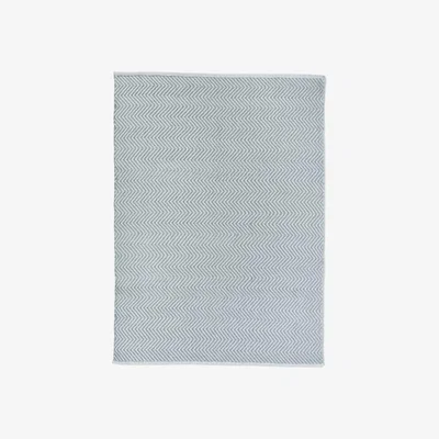 Furniture123 Large Grey Woven Herringbone Indoor/Outdoor Rug - 160 x 230 - Ripley