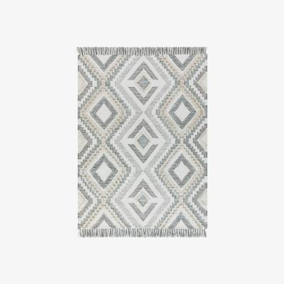 Furniture123 Carlton Indoor/Outdoor Textured Grey Rug - 200x290cm