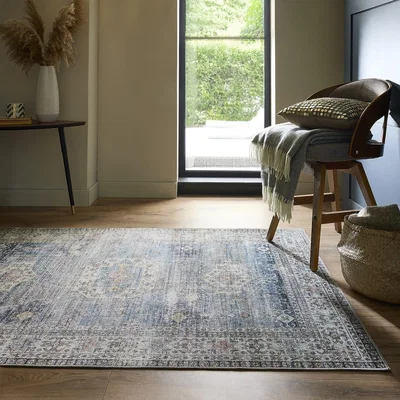 Furniture123 Washable Persian Blue Rug - 230 x 160 cm - Venice - Origins