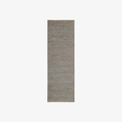Furniture123 Grey Jute Runner Rug - 66x200cm - Soumak