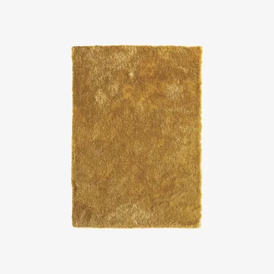 Furniture123 Mustard Shaggy Rug - 170x120cm - Ripley
