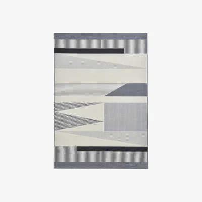Furniture123 Vancouver Geometric Grey Rug - 120x170cm