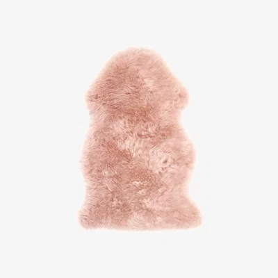 Furniture123 Ripley Genuine Sheepskin Pink Rug - Single 95x65cm