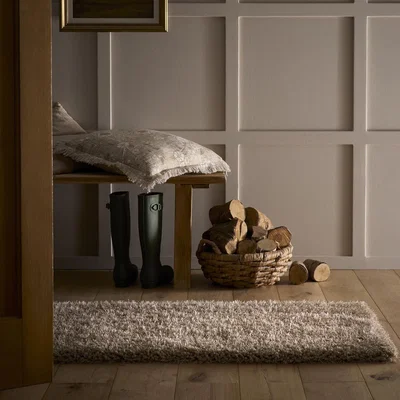 Furniture123 Shaggy Brown Rug - 150 x 90 cm - Chicago - Origins