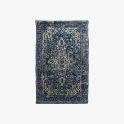 Furniture123 Small Teal Vintage Rug - Iglezia