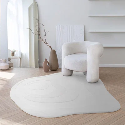Furniture123 Olsen Cream Rug 150x150cm Surge