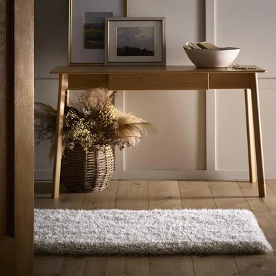 Furniture123 Shaggy Cream Runner Rug - 200 x 67 cm - Chicago - Origins