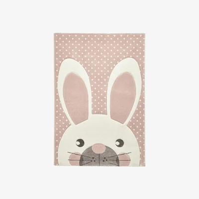 Furniture123 Brooklyn Pink Bunny Kids Rug - 150x80cm