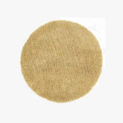Furniture123 Round Shaggy Ochre Rug - 133 x 133 cm - Chicago - Origins