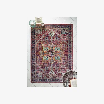 Furniture123 Ripley Granada Persian Style Rug in Pink - 170x120cm