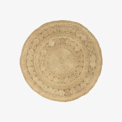 Furniture123 Round Hand Woven Jute Rug 150x150cm - Zira