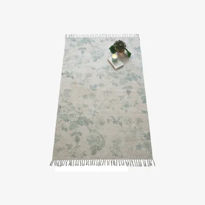 French Bedroom Tumbling Roses Rug