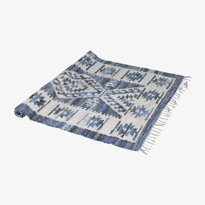French Bedroom Denim Revival Rug