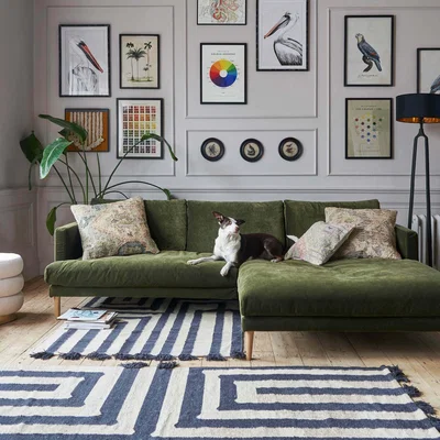 Graham & Green Graham and Green Bridget Monochrome Rug 120 x 180cm