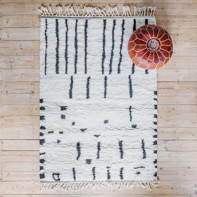 Graham & Green Benjy Medium Hand-Knotted Rug