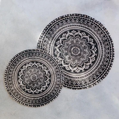 Graham & Green Large Mandala Printed Rug