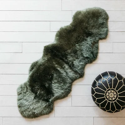Graham & Green Double Moss Sheepskin