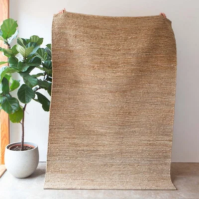 Graham & Green Yaro Medium Natural Woven Hemp Rug