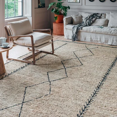 Graham & Green Graham and Green Micah Handwoven Rug 140 x 200cm