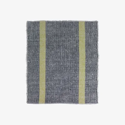 Habitat Habitat Brecan Cotton Wool Flatweave Rug -170x240cm Charcoal