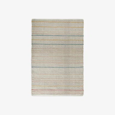Habitat Habitat Striped Flatweave Wool Rug - Pink - 140x200cm