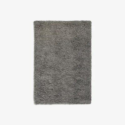 Habitat Habitat Handwoven Plain Shaggy Rug - Grey - 160x230cm