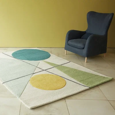 Habitat Habitat Forma Geo Wool Flatweave Rug - 170x240cm - Multi