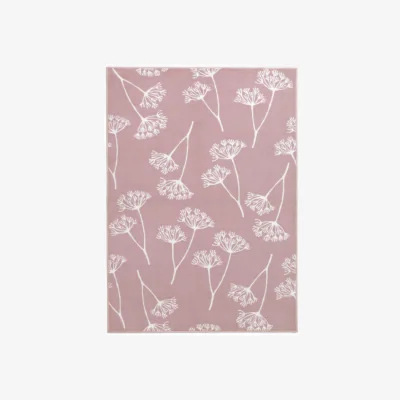 Habitat Habitat Cowparsley Floral Rug - 120x170cm - Blush