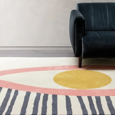 Habitat Habitat Eyes Wool Shaggy Rug - 120x180cm - Multicoloured