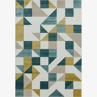 Habitat Asiatic Sketch Geo Rectangle Rug - 160x230cm