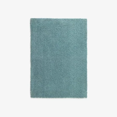 Habitat Habitat Recycled Cosy Plain Shaggy Rug - 160x230cm - Blue