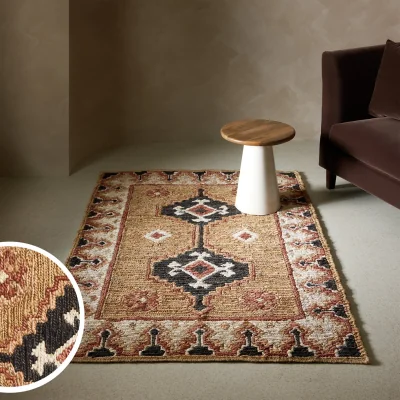 Habitat Habitat Soumak Jute Flatweave Rug - 120x170cm