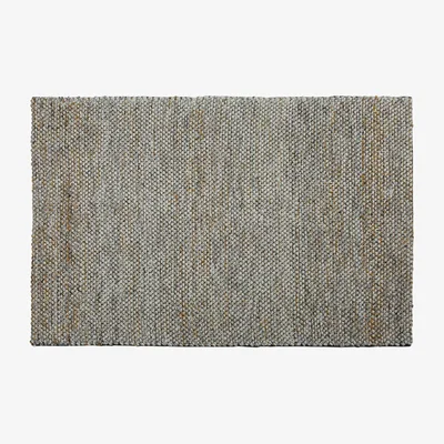 Habitat Habitat Gibbins Flatweave Wool Rug - Natural - 200x300cm