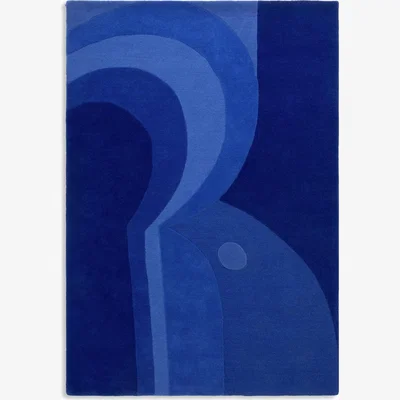 Habitat Habitat 60 Ripple Rug by Simone Brewster - 160x230cm - Blue