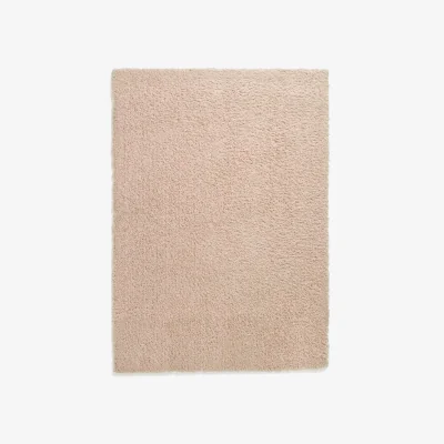 Habitat Habitat Recycled Cosy Plain Shaggy Rug - 80x150cm  - Pink