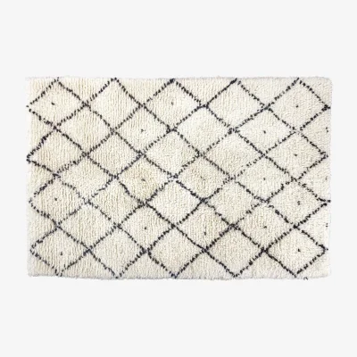 Habitat Habitat Berber Flatweave Wool Rug - 170 x 240cm - Cream